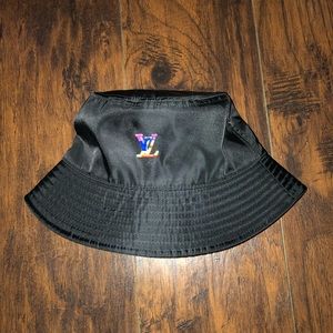 Louis Vuitton Virgil LV 2054 Black Neon Multi Color Bucket Hat. Brand New.